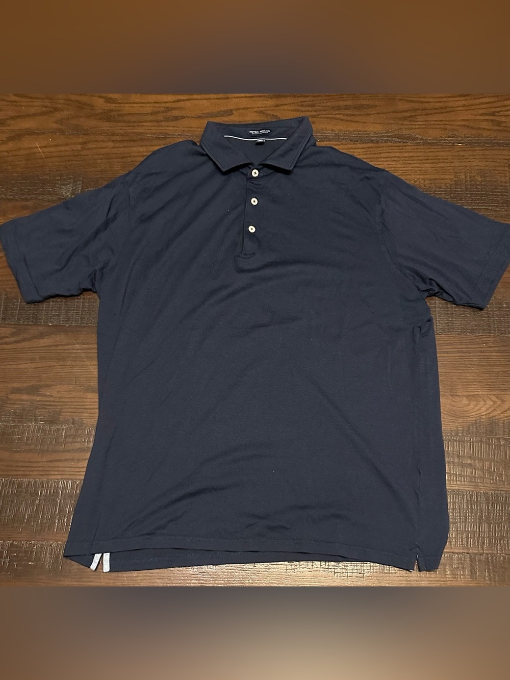 Peter Millar Navy Blue Crown Crafted Polo Size 2XL XXL (fits XL)